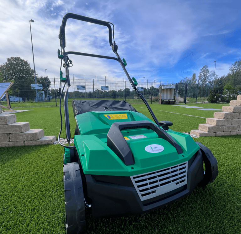 TOP GREEN Kunstrasenbürste und Reinigungsmaschine
